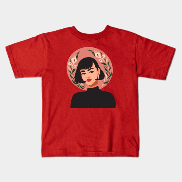 Fleur Kids T-Shirt by Natalie Shaw Illustration